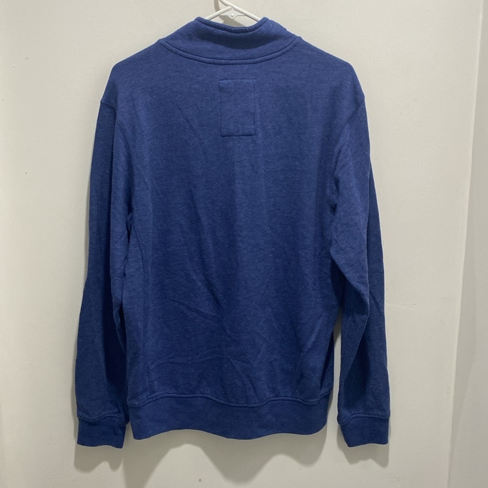 Champion UNC Ashville Blue Quarter Zip Pullover Sweatshirt Medium Mens - Picture 5 of 5